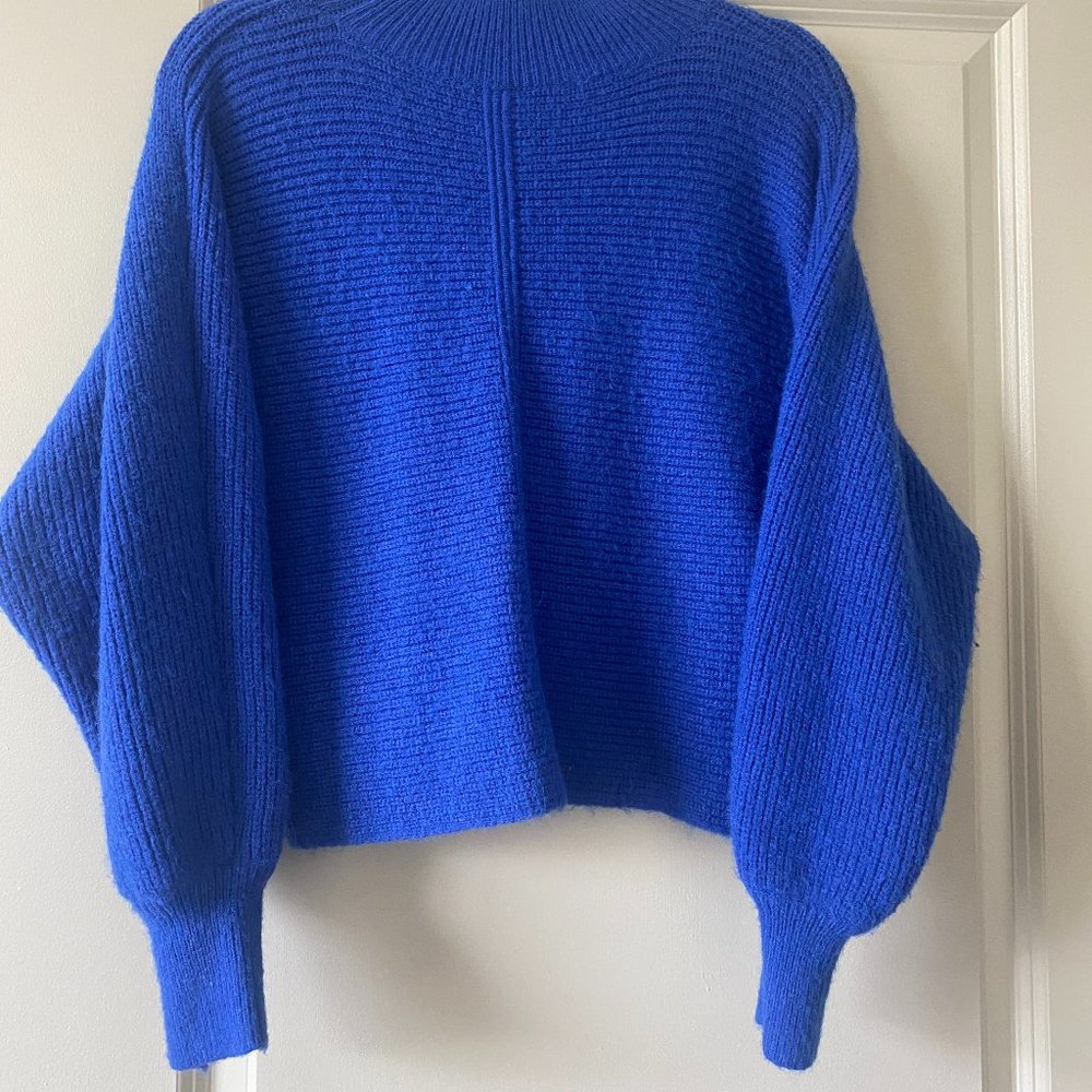 Royal Blue Knit Sweater Size M